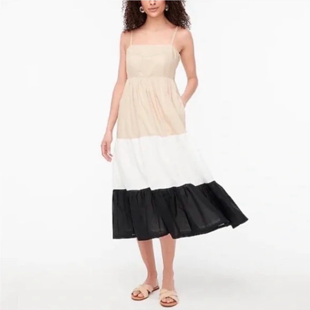 J Crew Colorblocked Maxi Dress - 12